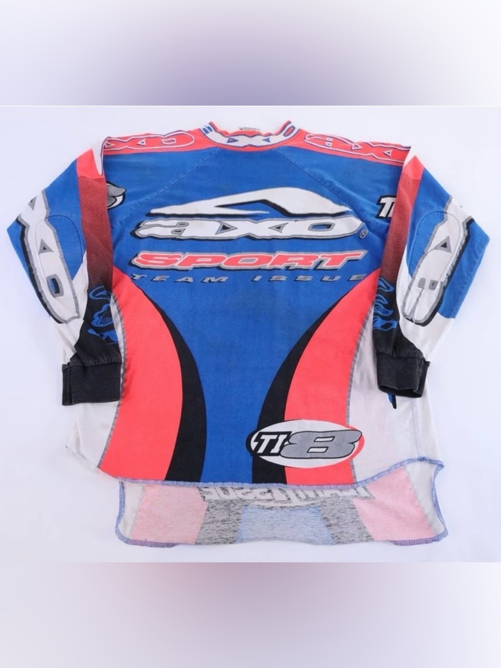 Vintage 90s AXO Sport Motocross Jersey Racing MX Team Issue Long Sleeve XL